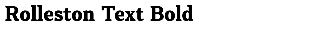 Rolleston Text Bold